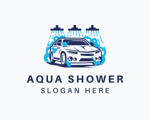 Car Wash Shower logo design