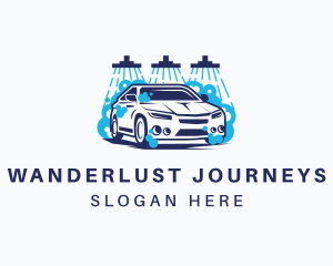 Auto Wash - Car Wash Shower logo design