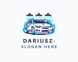 Garage - Car Wash Shower logo design