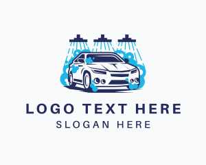 Car Wash Shower Logo