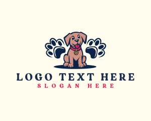 Canine Paw Pet Logo