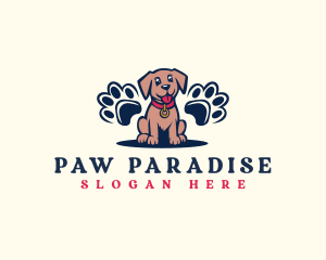 Canine Paw Pet logo design