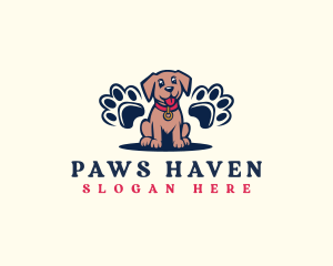 Canine Paw Pet logo design