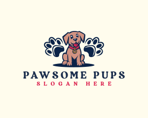 Canine Paw Pet logo design