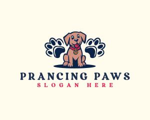 Canine Paw Pet logo design