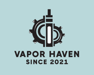 Vape Electronic Cigarette Gear logo design