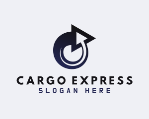 Arrow Express Freight logo design