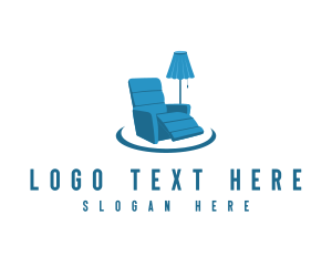 Decor - Recliner Chair Lamp logo design