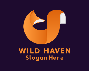 Wild Fox Animal logo design