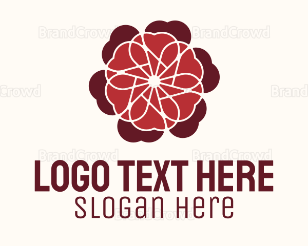 Flower Heart Decor Logo