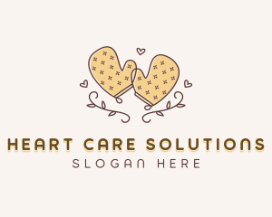 Floral Baking Mitts logo design