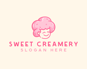 Cotton Candy Sweet logo design