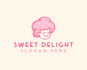 Cotton Candy Sweet logo design