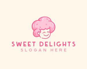 Cotton Candy Sweet logo design