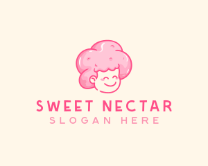 Cotton Candy Sweet logo design