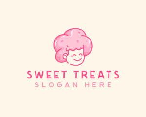 Cotton Candy Sweet logo design