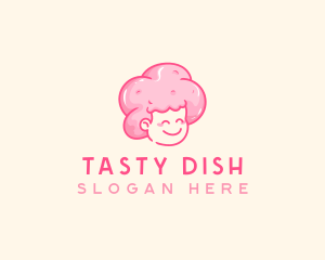 Cotton Candy Sweet logo design