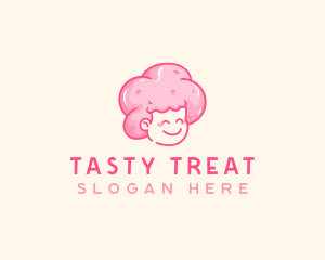 Cotton Candy Sweet logo design