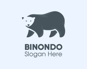 Gray - Gray Polar Bear logo design