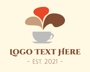 Dialogue - Coffee Shop Chat logo design