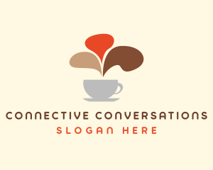 Dialogue - Coffee Cafe Chat logo design