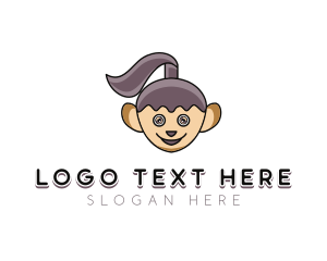 Modern - Playful Cartoon Doll logo design