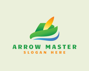 Archery - Robin Hood Hat logo design