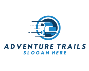 Fast Trailer Truck logo design