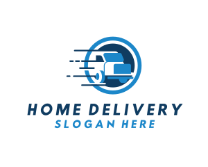 Fast Trailer Truck logo design