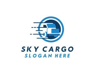 Fast Trailer Truck logo design