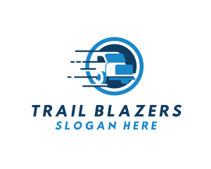 Fast Trailer Truck logo design