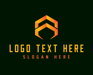 Hexagon - Modern 3D Cube Box logo design