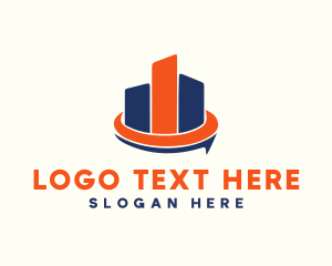 Talk Bubble - Corporate Buildings Messaging logo design