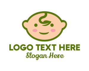 Sleep Aid - Cute Baby Leaf logo design