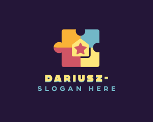 Jigsaw - Jigsaw Puzzle Daycare logo design