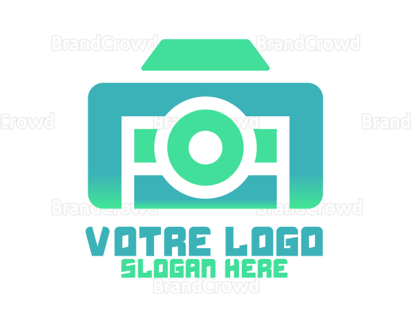 Abstract Modern Camera Logo