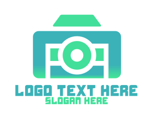 Vlogger - Abstract Modern Camera logo design