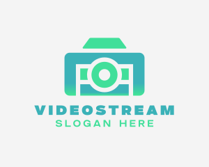 Youtube - Modern Camera Photograpy logo design