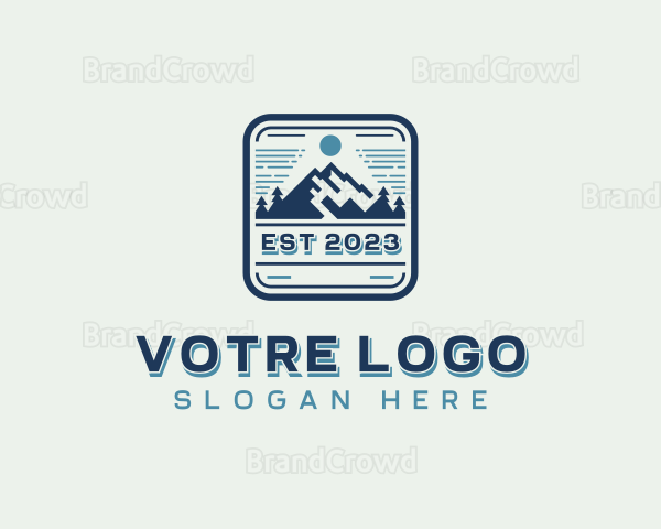 Mountain Outdoor Adventure Logo