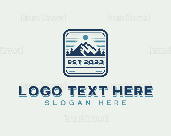 Mountain Outdoor Adventure Logo