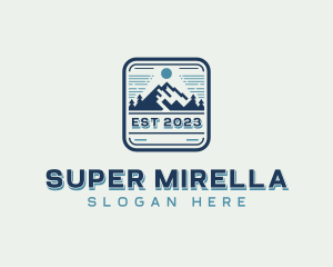 Mountain Outdoor Adventure  Logo