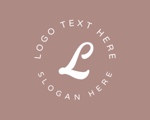 Stylish Feminine Brand Logo