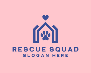 Rescue - Veterinary Paw Home logo design