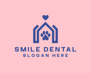 Shelter - Veterinary Paw Home logo design