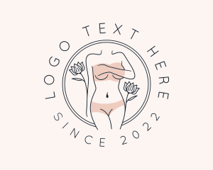 Self Care - Naked Sexy Woman logo design