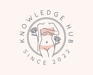 Entertainer - Naked Sexy Woman logo design