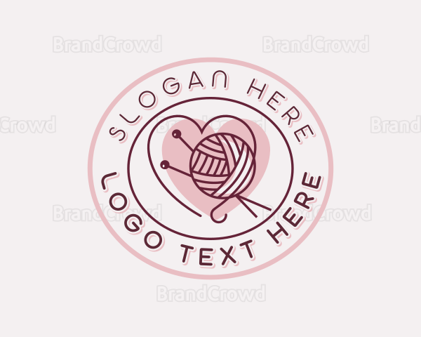 Handicraft Heart Yarn Logo