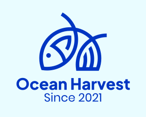 Aquaculture - Minimalist Tuna Seafood logo design
