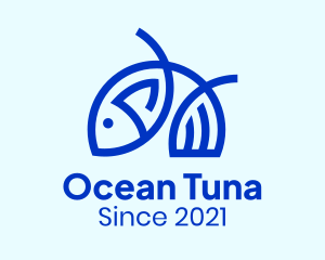 Tuna - Minimalist Tuna Seafood logo design