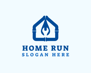 Home Water Pipes Repair logo design